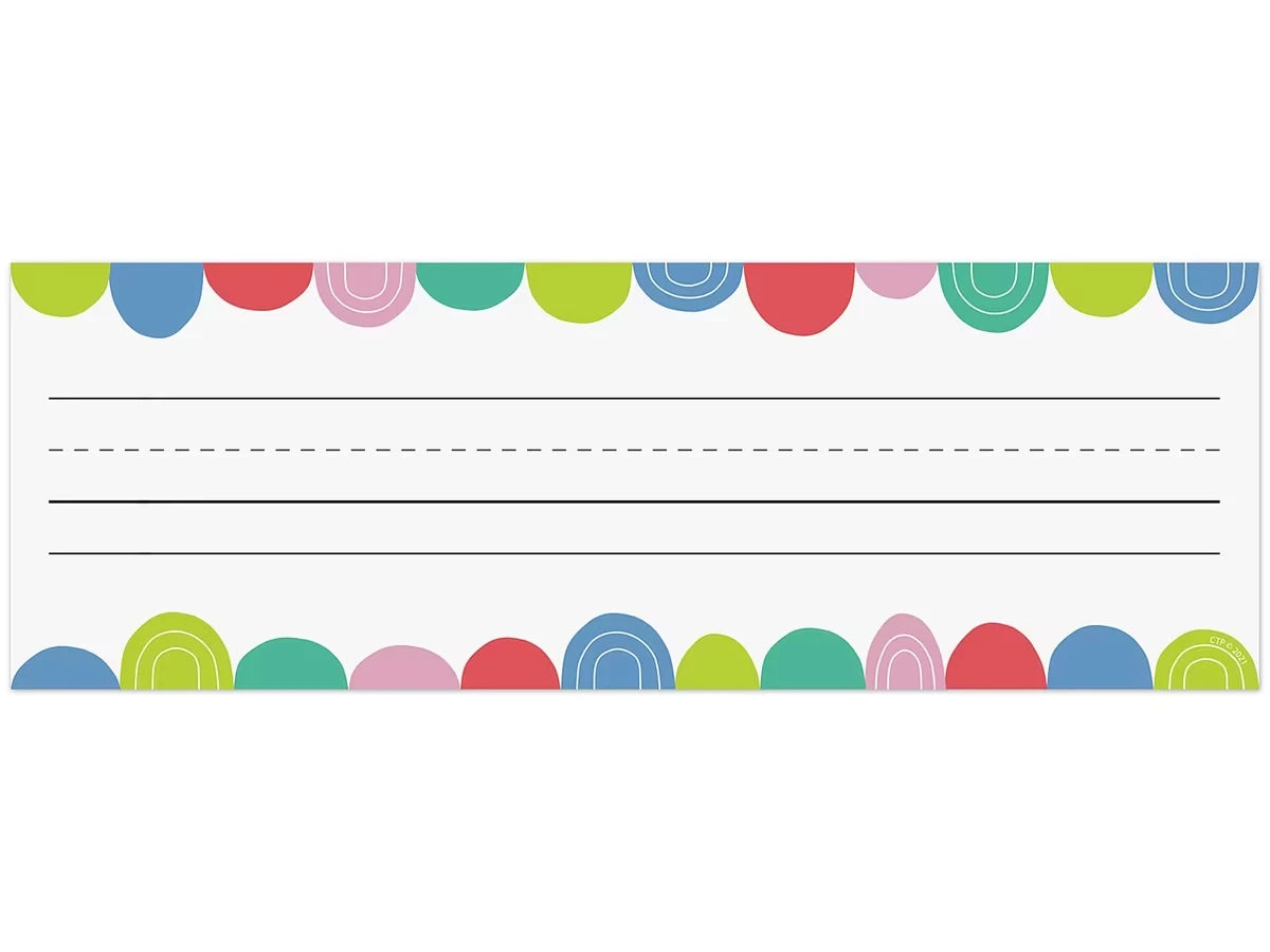 Rainbow Doodles Nameplates - US 6449