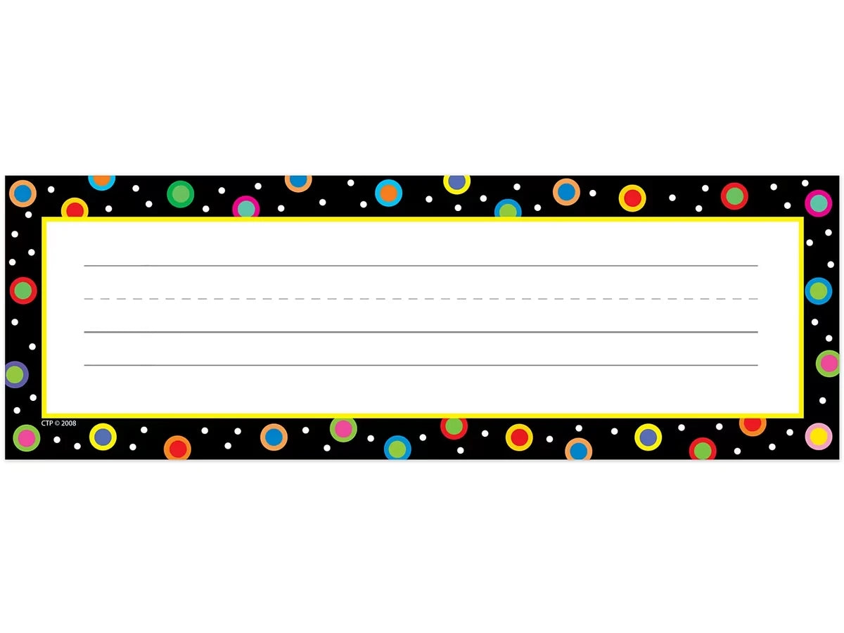 Poppin’ Patterns Nameplates - US 4279