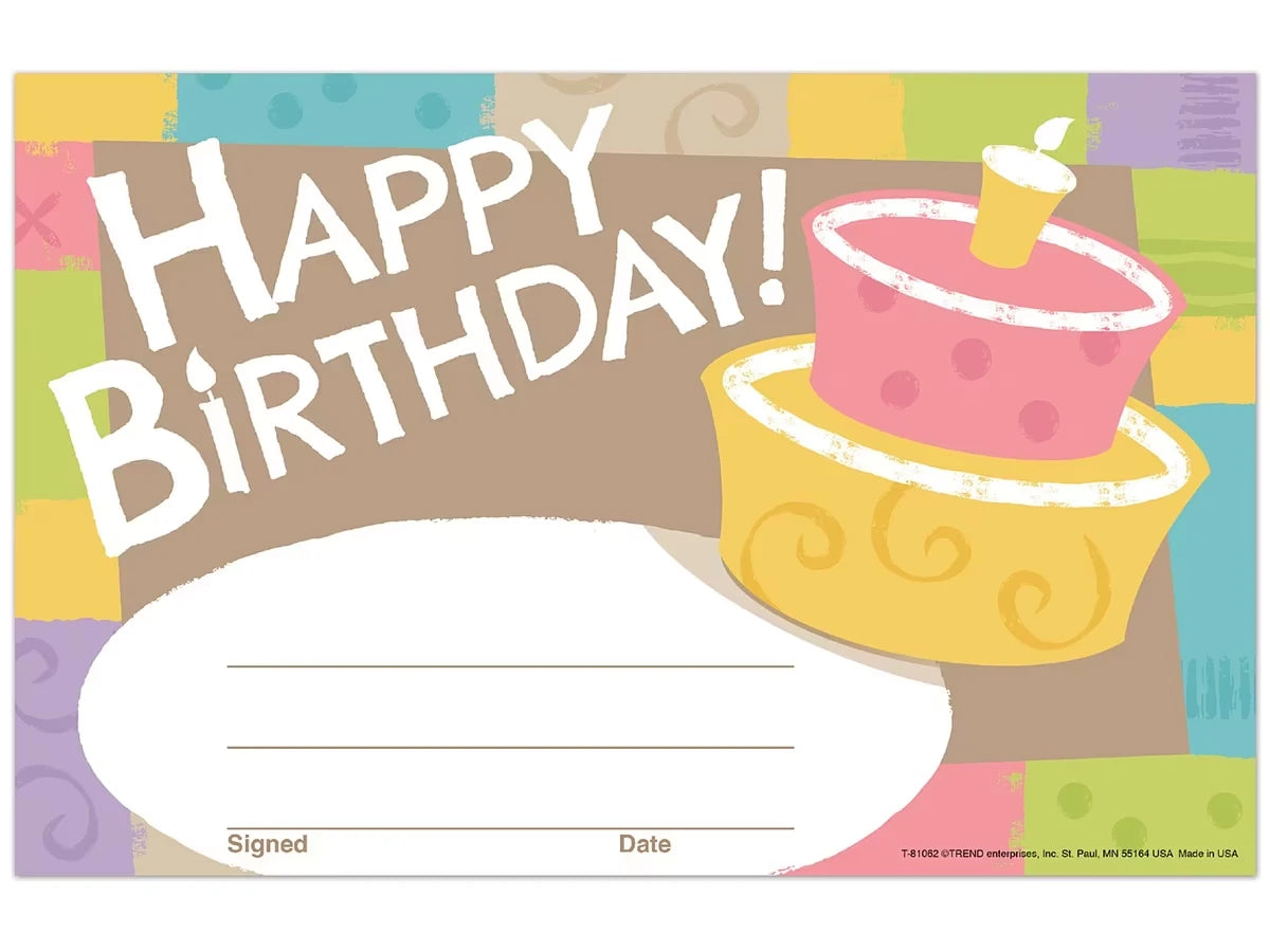 Good to Grow Birthday Certificates - US 7483