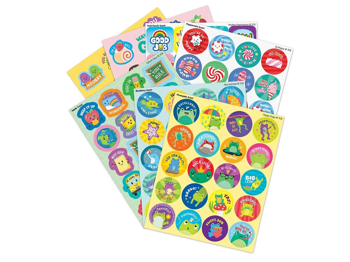 Positive Words Scented Stickers - Variety Pack - US 8424