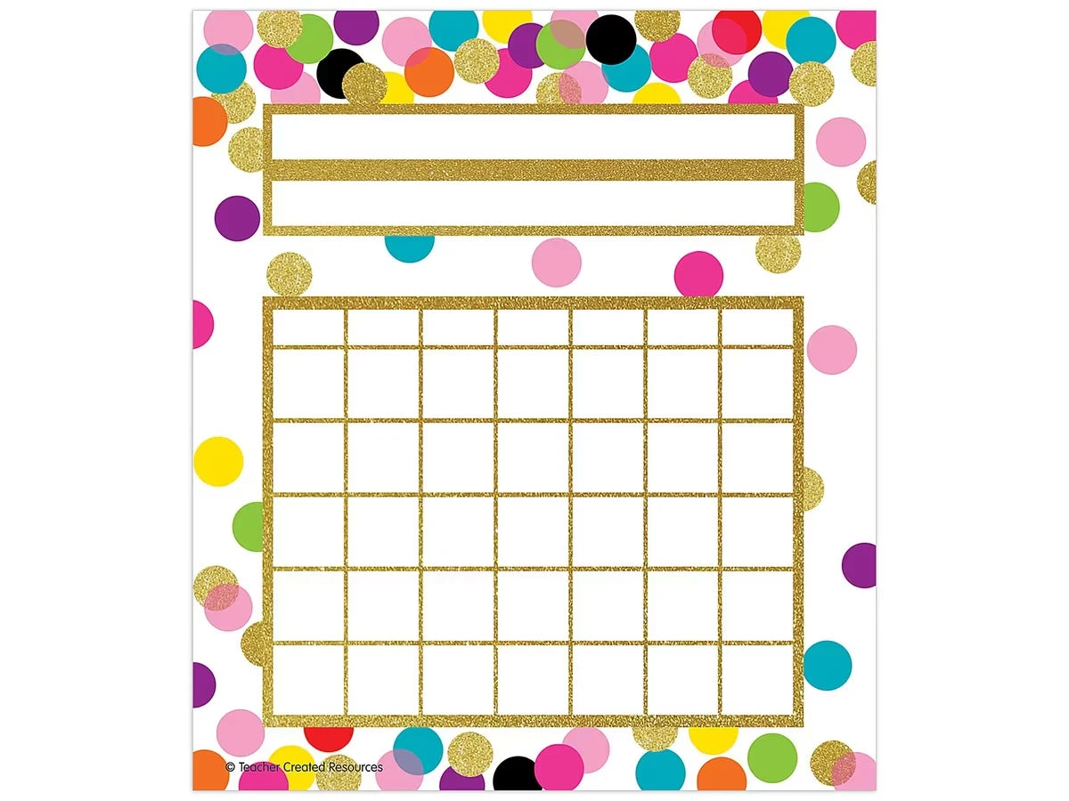 Confetti Mini Incentive Charts - US 9649