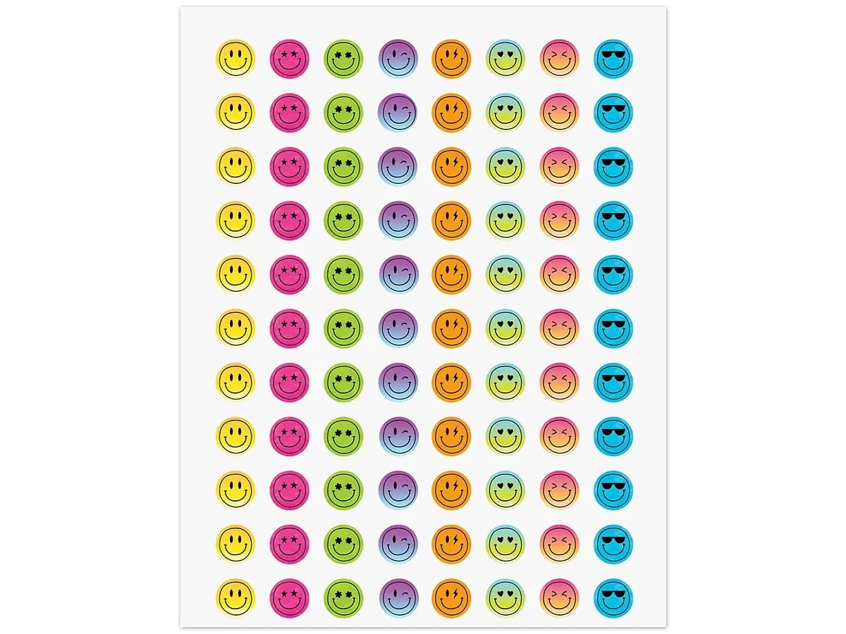 Brights 4Ever Smiley Face Mini Stickers - US 8586