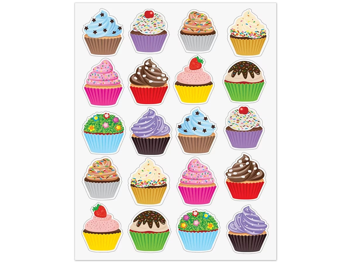 Cupcake Stickers - US 3562