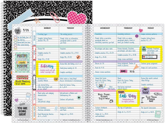 Cool for School Lesson Plan Book - US 4456