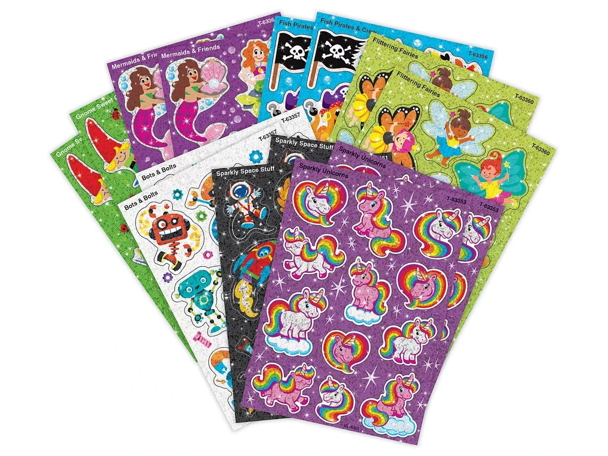 Just Imagine Sparkle Stickers - Variety Pack - US 6054