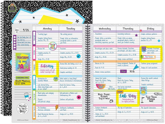 Brights 4Ever Teaching Is My Jam Lesson Plan Book - US 6221
