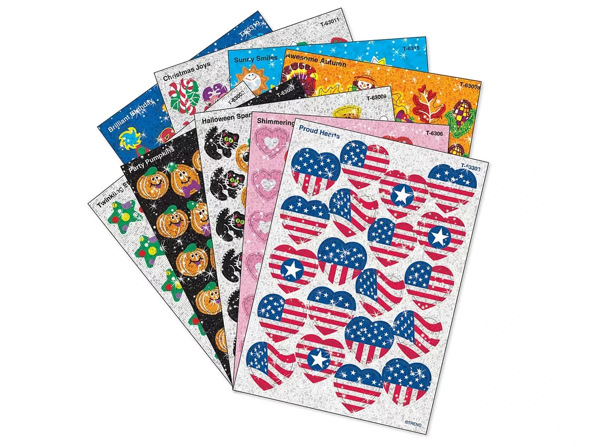 Holiday Celebration Stickers - Variety Pack - US 8069