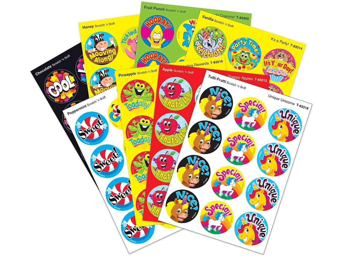 Pep Talk Scented Motivational Stickers - Variety Pack - US 8941