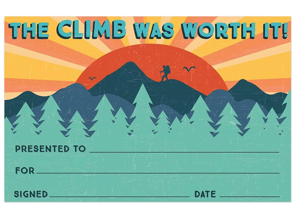 Adventurer the Climb Was Worth It! Awards - US 3530