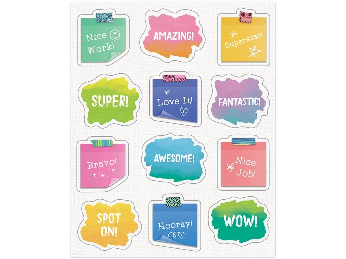 Creatively Inspired Doodle Notes Motivational Stickers - US 3441