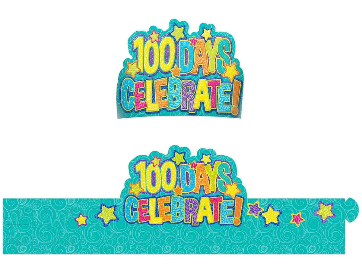 Color My World 100th Day of School Crowns - US 1256