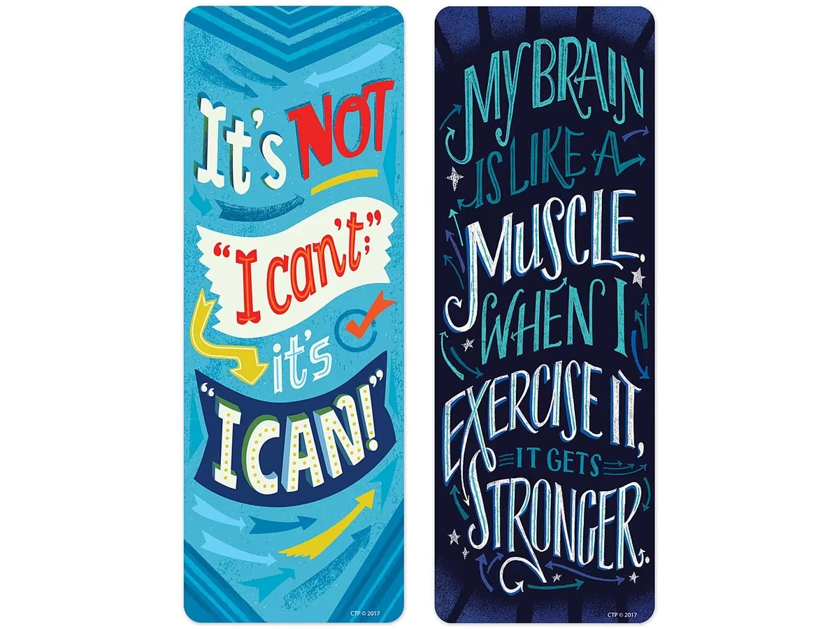 Growth Mindset Bookmarks - US 3686