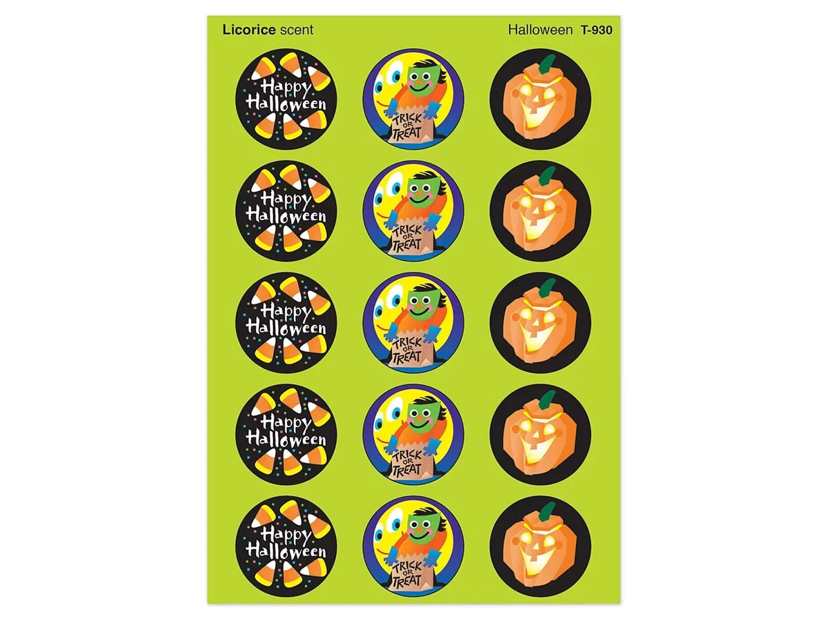 Halloween Licorice-Scented Stickers - US 9424