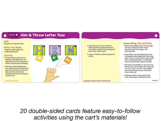 Language & Literacy Instant Learning Cart - Preschool-K - US 7936