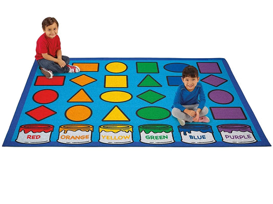 Learning Shapes & Colors Activity Carpets - US 1465