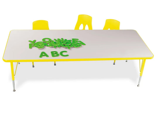 Rainbow Adjustable Rectangular Tables - US 9350