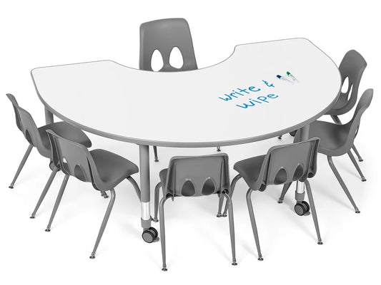 Flex-Space Write & Wipe Group Table Teaching Zone - US 8093