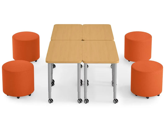 Modern Edge Mobile Lounge Seat & Desk Zone - US 2046