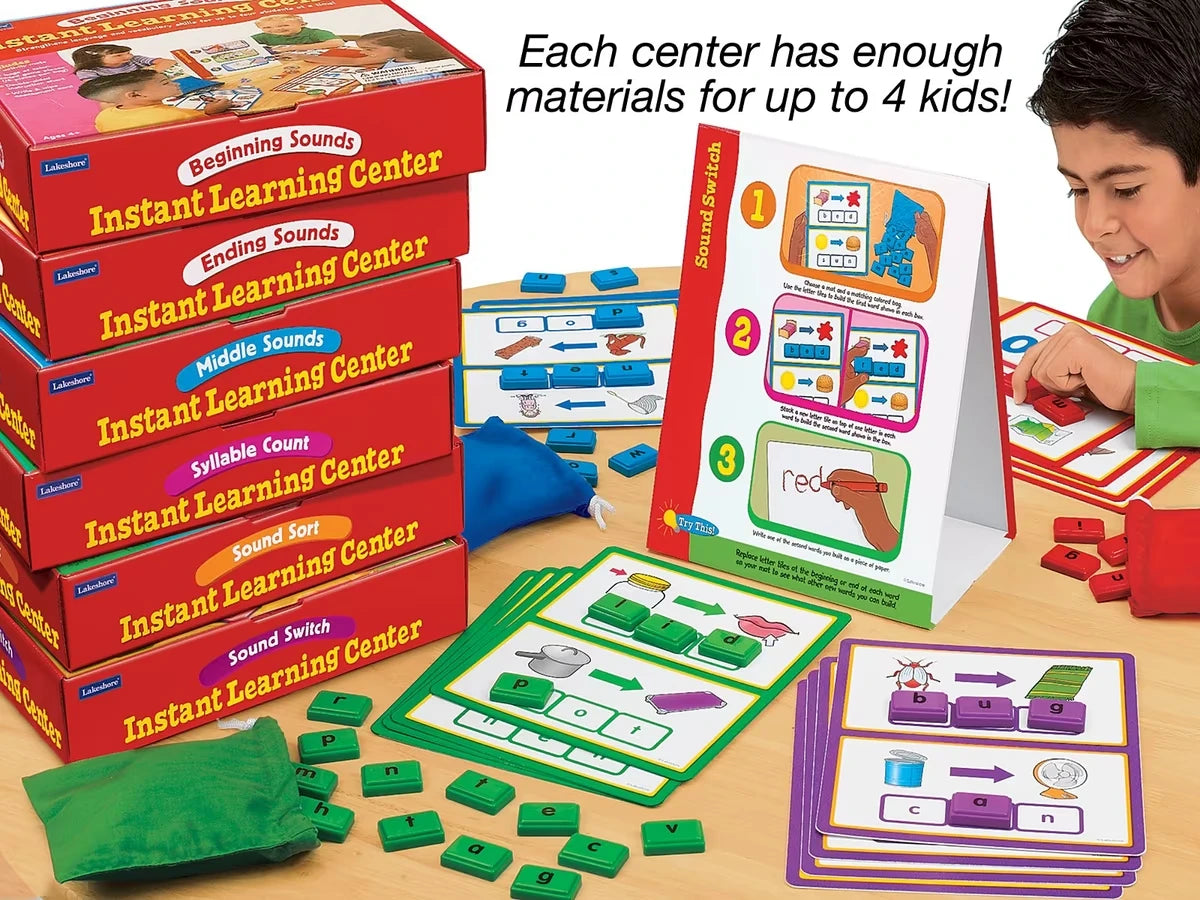 Phonemic Awareness Instant Learning Centers - Complete Set - US 8593