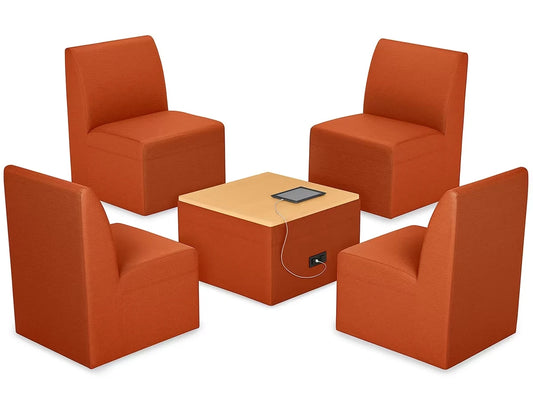 Modern Edge Chair & Powered Table Zone - US 3072
