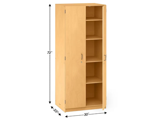Heavy-Duty 6-Foot Locking Storage Cabinet - US 9735