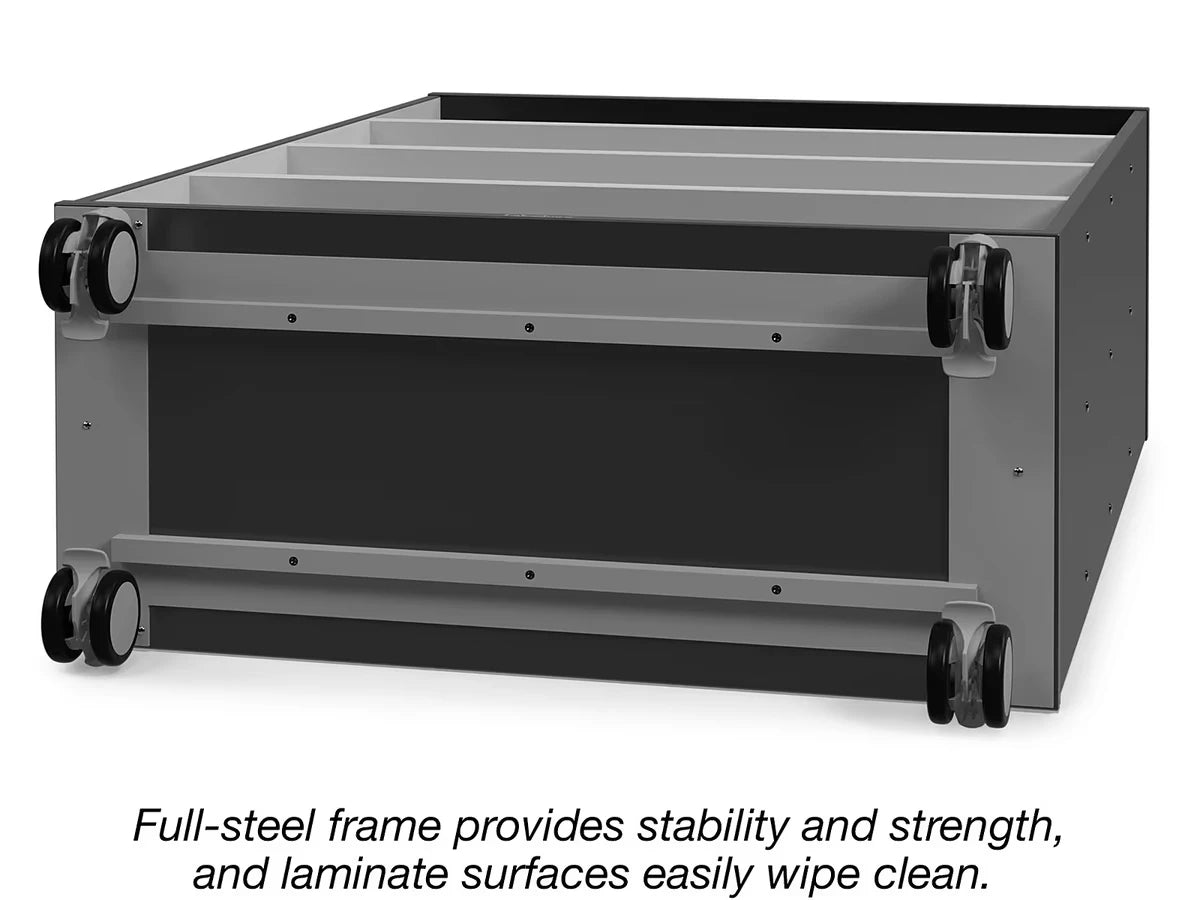 Modern Edge Mobile 4-Shelf All-Purpose Storage Unit - US 4551