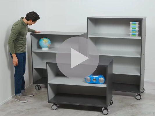 Modern Edge Mobile 3-Shelf All-Purpose Storage Unit - US 1388