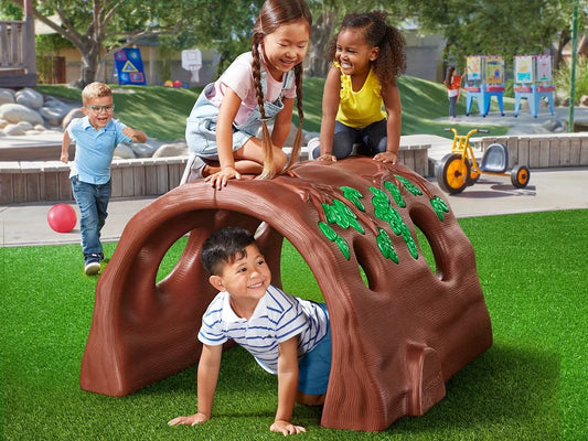 Climb & Play Log Hideaway - US 6254