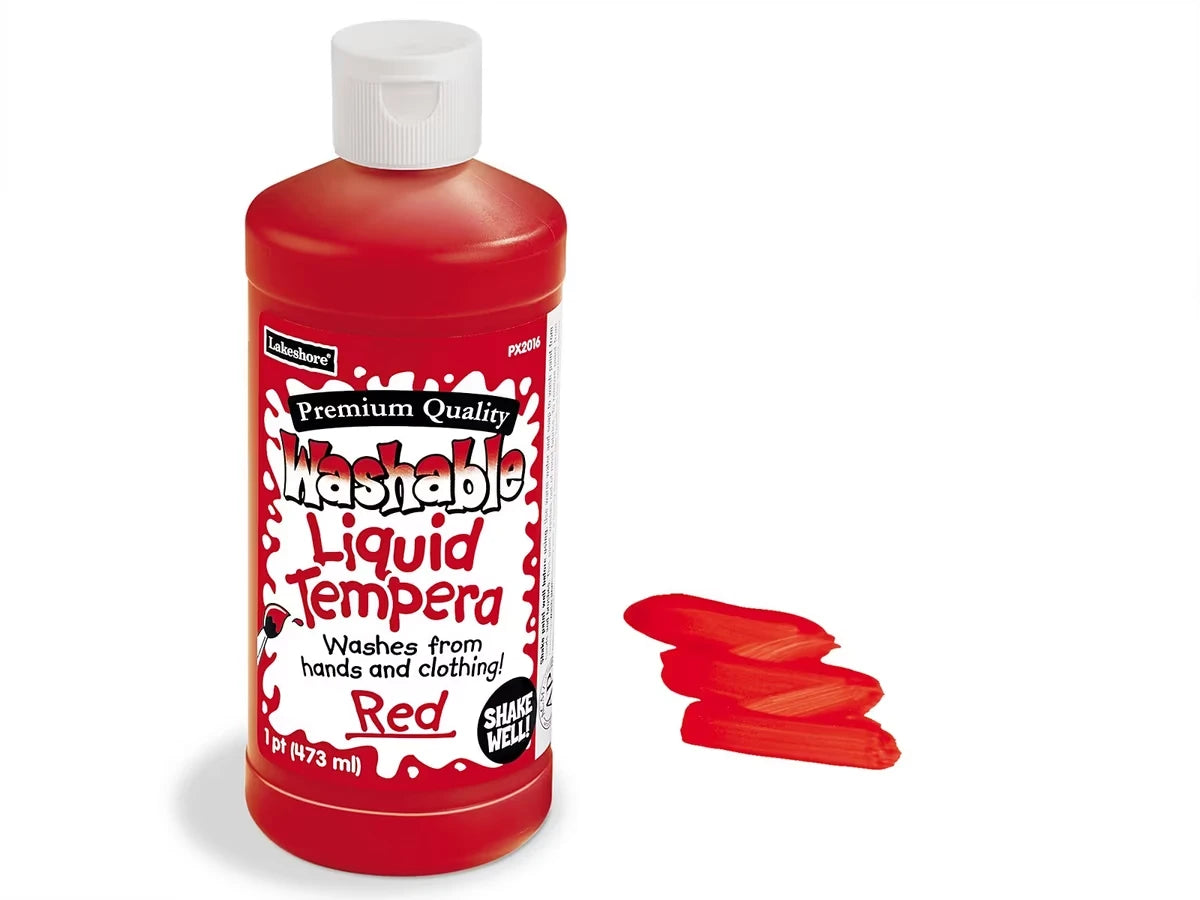 Lakeshore Fully Washable Liquid Tempera Paint - Pint - US 8597