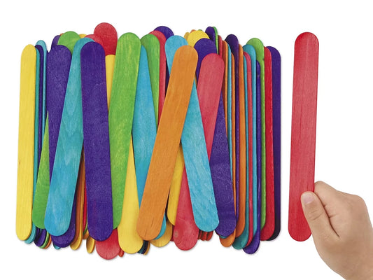 Jumbo Colored Craft Sticks - US 4848