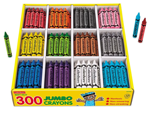 Best-Buy Jumbo Crayons - 12-Color Box - US 3689