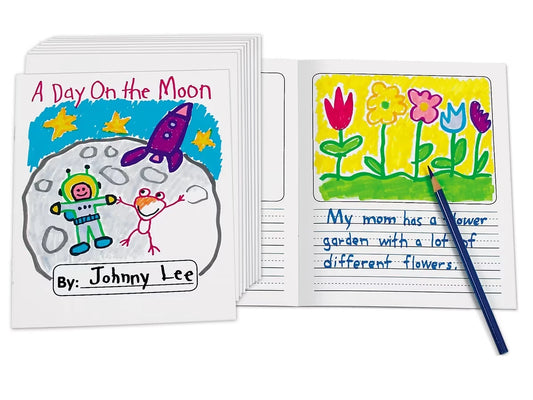 Write-A-Story Blank Books - Set of 10 - US 7250