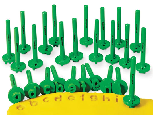 Lowercase Alphabet Dough Stampers - US 6568