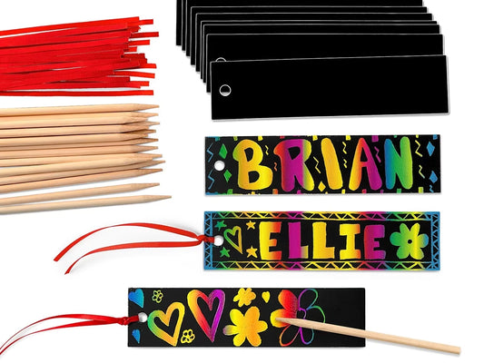 Rainbow Scratch Bookmarks - US 1986