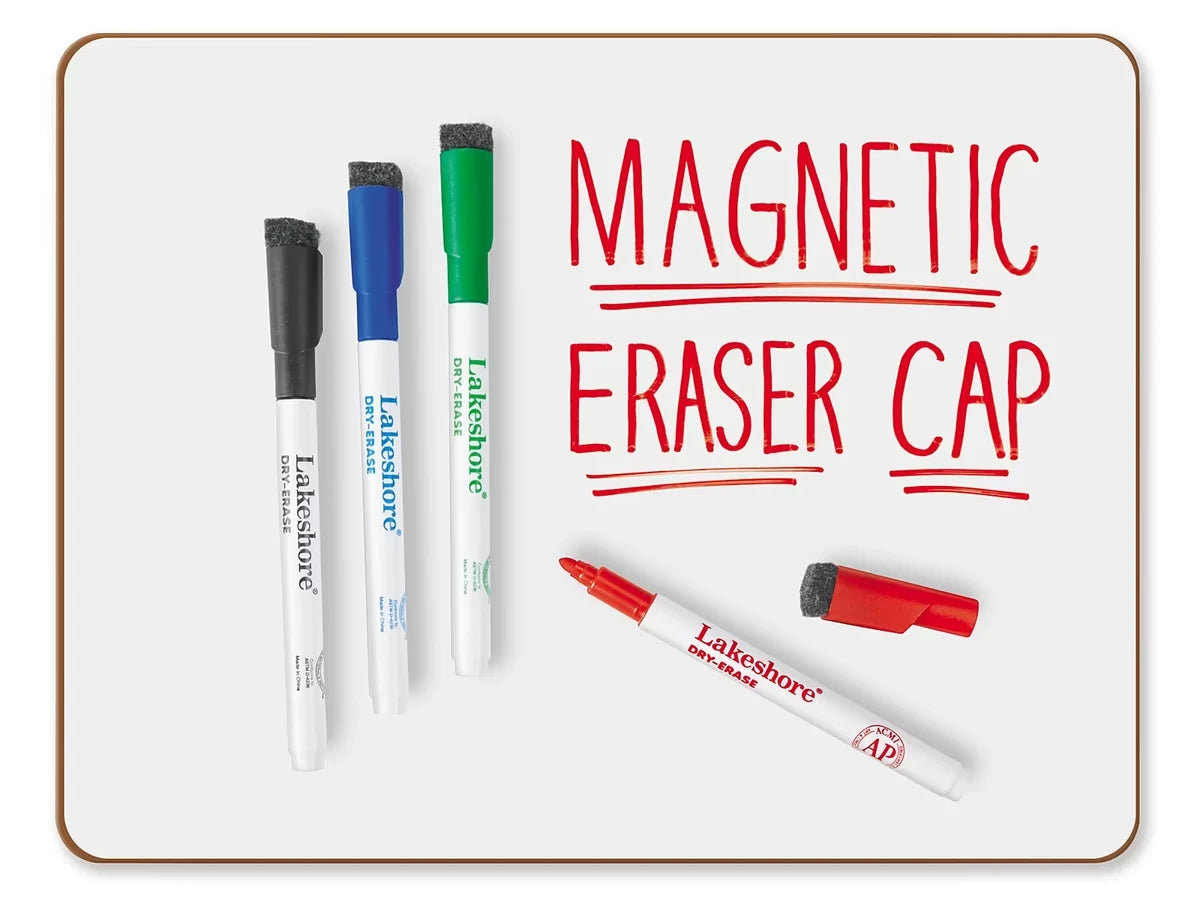 Magnetic Write & Wipe Markers with Eraser Caps - US 2238
