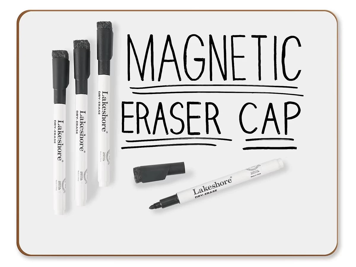 Magnetic Write & Wipe Markers with Eraser Caps - US 2238