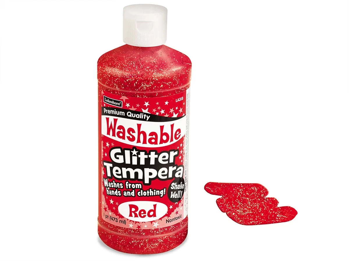 Washable Glitter Tempera Paint - Pint - US 5770