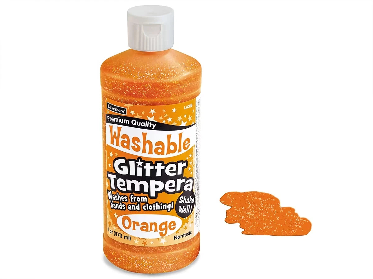 Washable Glitter Tempera Paint - Pint - US 5770