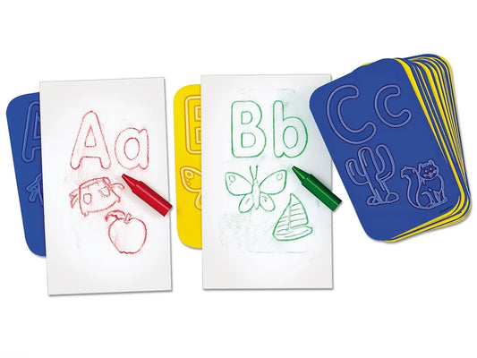 Alphabet Beginning Skills Rubbing Plates - US 2956