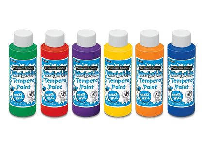Lakeshore Fully Washable Liquid Tempera Paint - 4-Ounce Bottles - US 4884