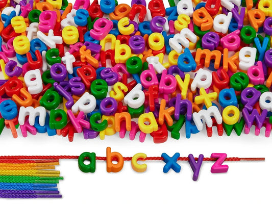 Lace-A-Word Beads - Lowercase - US 5618