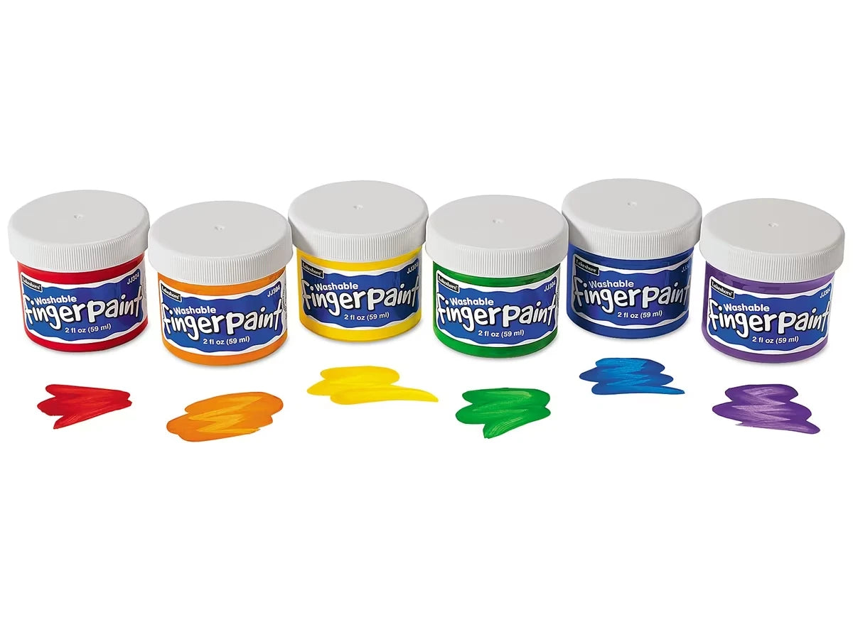 Washable Fingerpaint - Set of 6 - US 7395