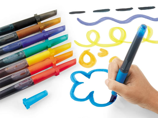 Washable Watercolor Brush Pens - Set of 8 - US 7412