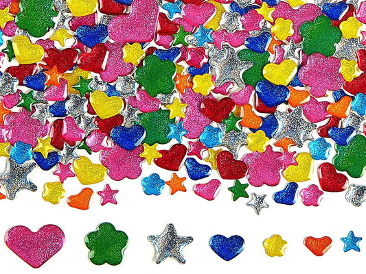 Easy-Stick Glitter Shapes - US 4145
