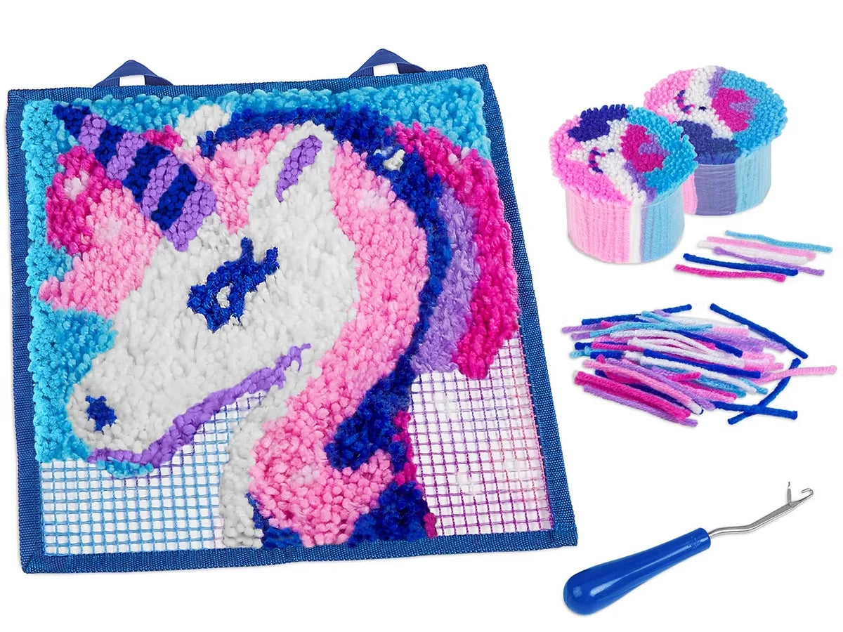 Unicorn Latch Hook Craft Kit - US 5599