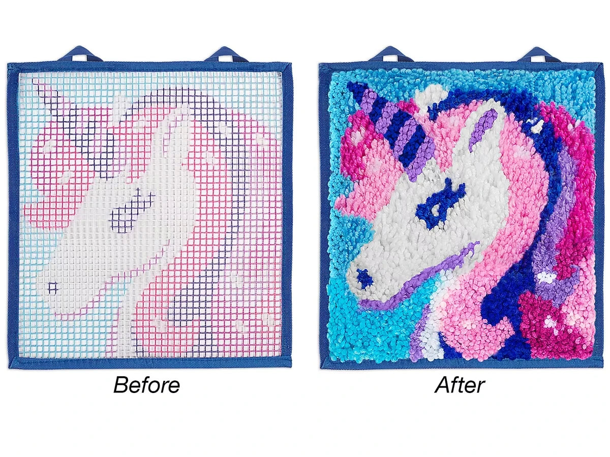 Unicorn Latch Hook Craft Kit - US 5599