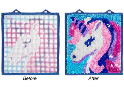 Unicorn Latch Hook Craft Kit - US 5599