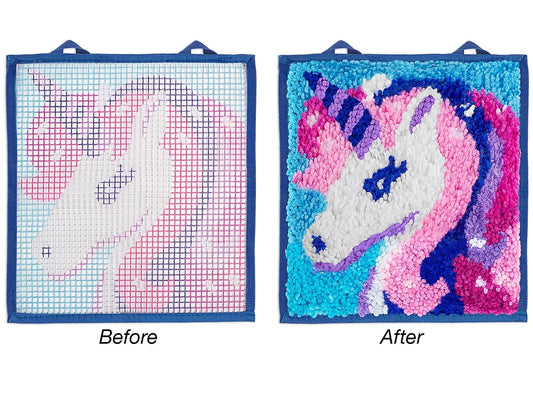 Unicorn Latch Hook Craft Kit - US 5599