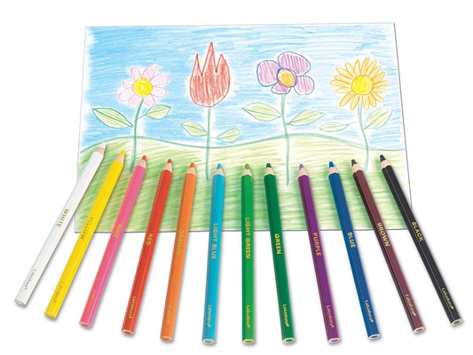 Lakeshore Jumbo Colored Pencils - Set of 12 - US 1059
