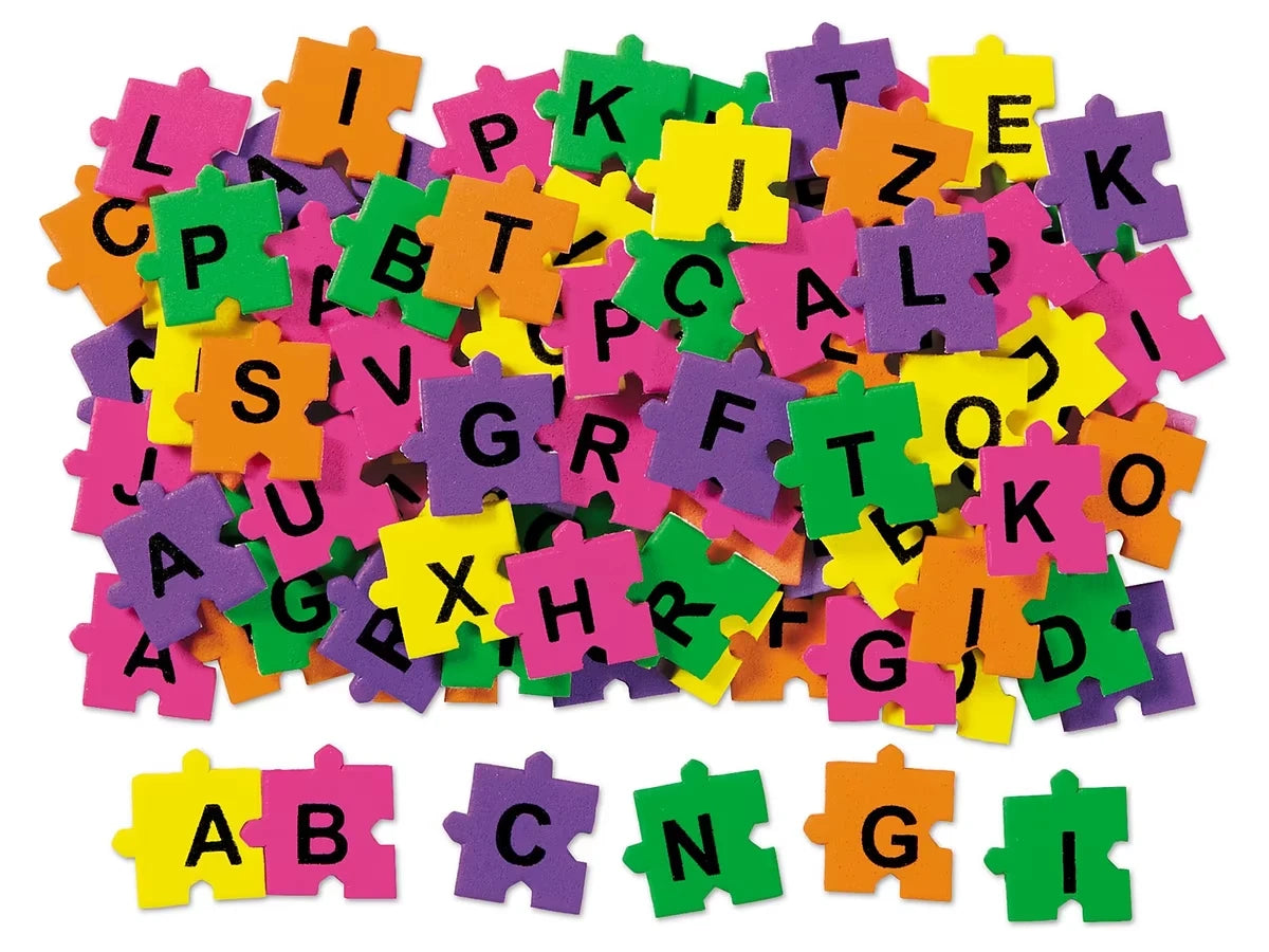 Peel & Stick Puzzle Letters - US 6355